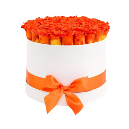 satin bow flower box