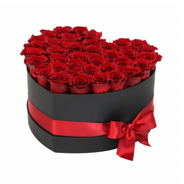 Heart‑shaped flower box