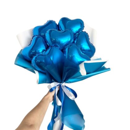 Blue Balloons Bouquet