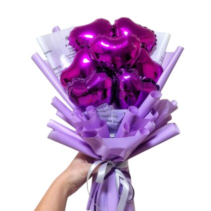 Purple Balloon Bouquet