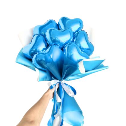 Sky Blue Balloons Bouquet
