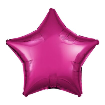 Star Foil Balloon | Dark Pink