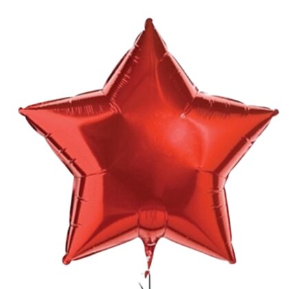 Star Foil Balloon | Red