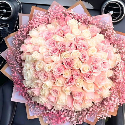 100 Pink & White in Classic Love