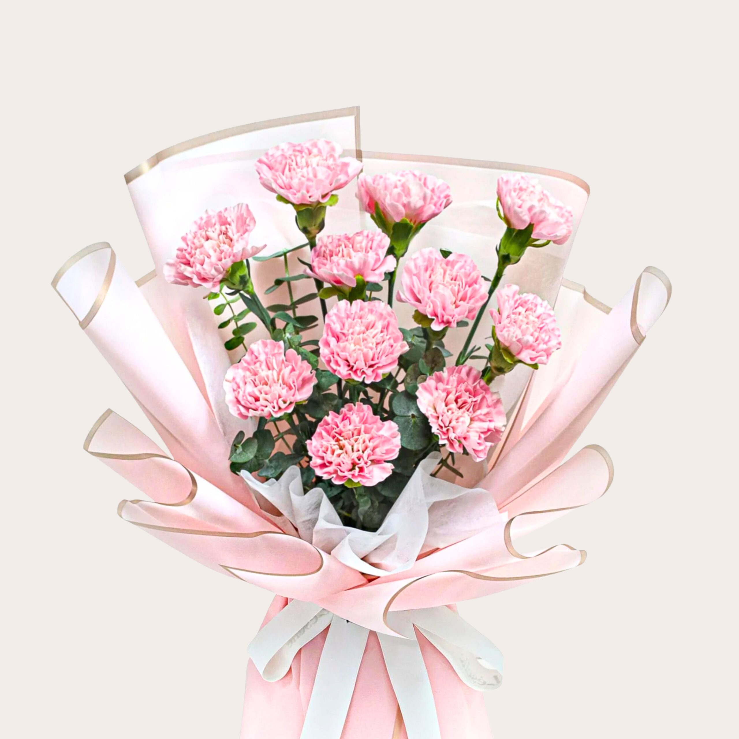 Cotton Candy Pink Carnations Dubai – Sweet Birthday Bouquet UAE