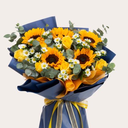 Luxury Sunflower Bouquet Dubai – Same-Day Delivery UAE