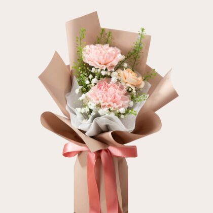 Pink Carnation Bouquet Dubai – Birthday Gift Flowers for Her