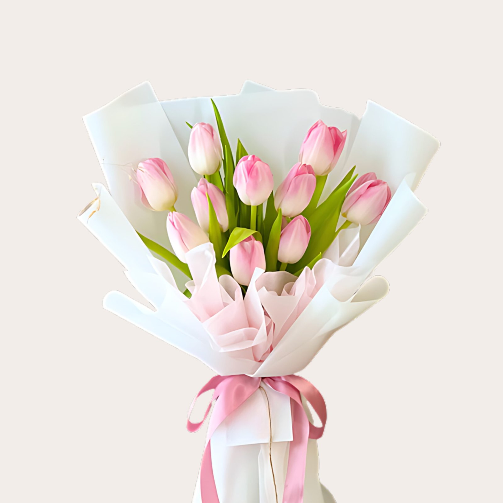Pink Tulip Bouquet UAE – Best Romantic Flowers Dubai – Beautifulflowers