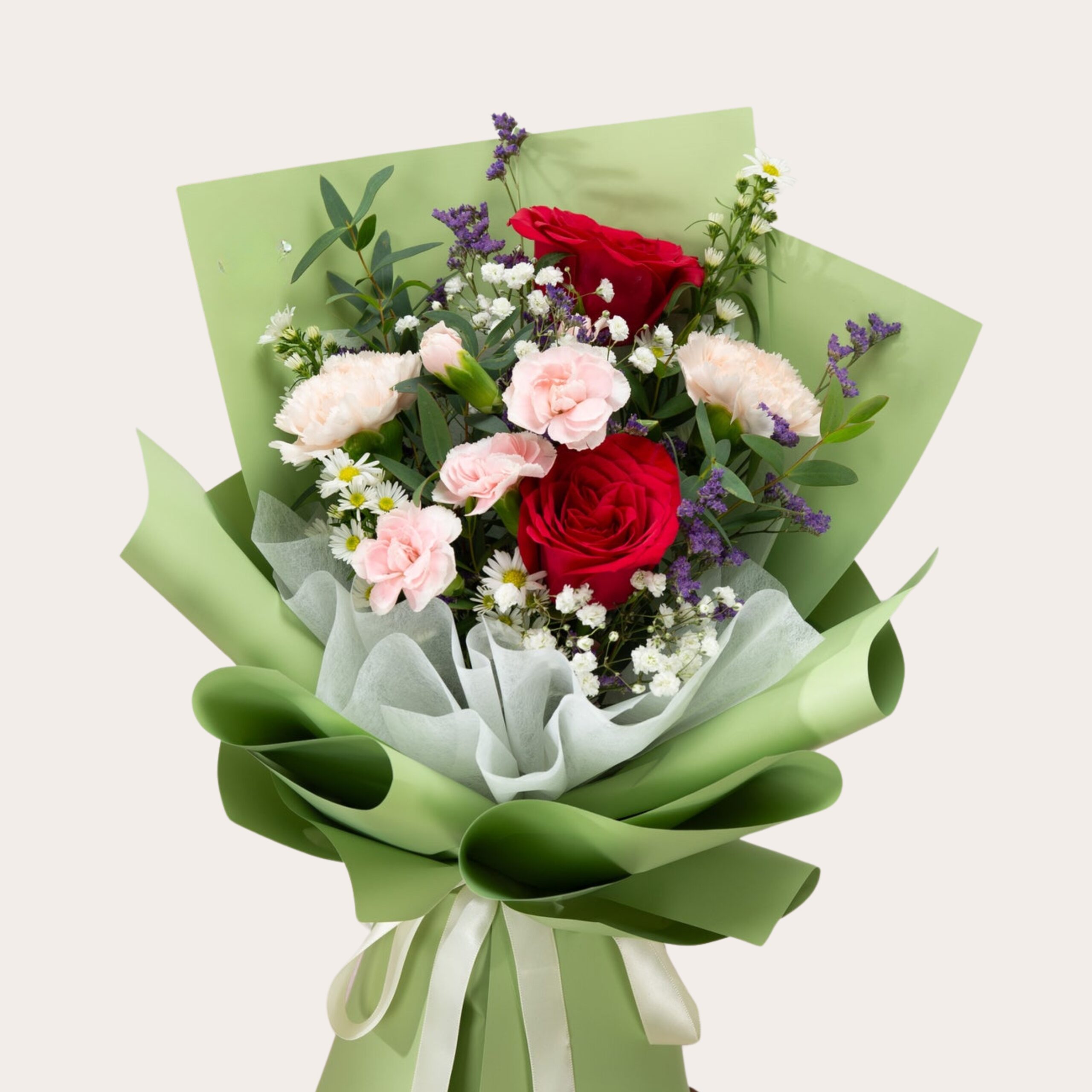 Red Carnations Dubai – Premium Romantic Bouquet UAE