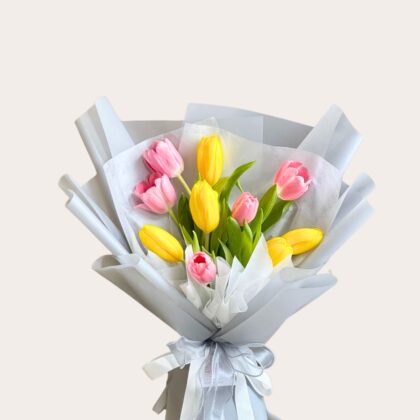 Sunshine Yellow Tulip Flowers Dubai – Birthday & Friendship Gift UAE