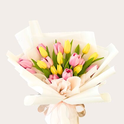 Sunshine Yellow Tulip Flowers Dubai – Birthday & Friendship Gift UAE(1)